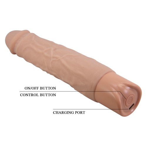 Вібратор реалістичний Lybaile Pretty Love Osric Realistic Vibrating Dildo - 8