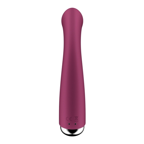Вибратор вагинальный и для точки G с ротацией красного цвета Satisfyer Spinning G-Spot 1 - 4