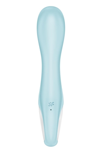 Вібратор для точки G з керуванням зі смартфона блакитного кольору Satisfyer Air Pump Vibrator 5+ - 5