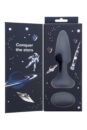 Анальная вибропробка с дистанционным пультом управления черная DreamToys Startroopers Venus - 11
