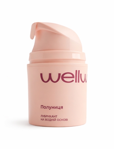 Оральный лубрикант на водной основе со вкусом клубники WellWet 30 мл - 3