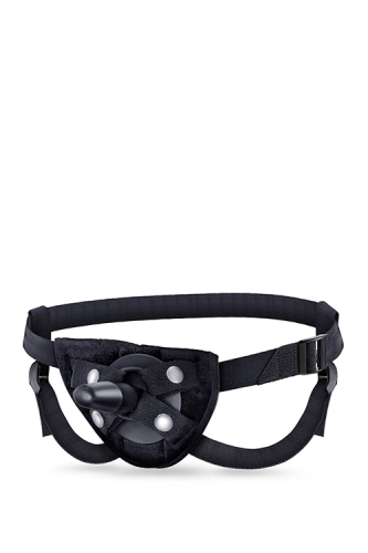 Трусики для страпона чорні LOCK ON STRAP ON HARNESS - 1