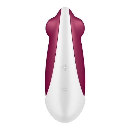 Вібратор для стимуляції клітора бордового кольору Satisfyer Spot On 3 Berry - 2