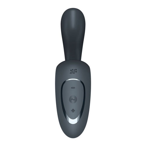 Вібратор для точки G та з відростком для клітора сірого кольору Satisfyer G for Goddess 1 - 2