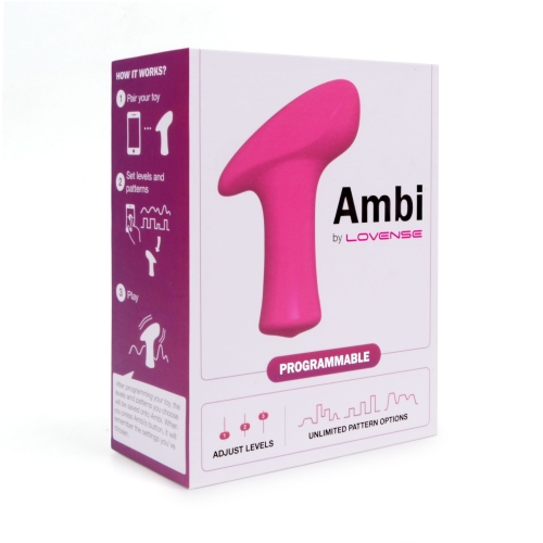 Смарт вибропуля розовая Lovense Ambi - 8