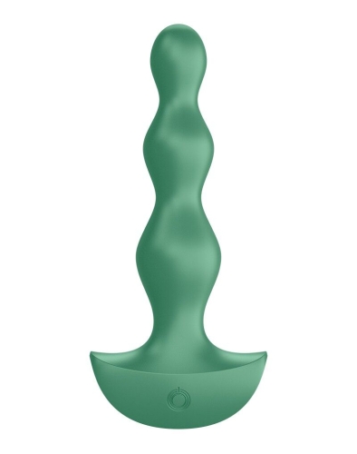 Анальний 12/3, 2 см стимулятор-намистини з двома моторами Satisfyer Lolli-Plug 2 (green) Пробка Лоллі - 1