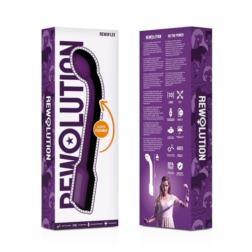 Вібратор для точки G фіолетового кольору Rewolution Rewoflex - 2