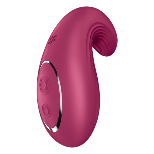 Клиторальный стимулятор красного цвета вибратор Satisfyer Dipping Delight - 6