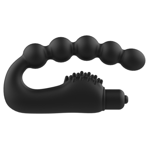Вибромассажер простаты силикон черного цвета Addicted Toys Anal Massager Prostatic Vibration - 3