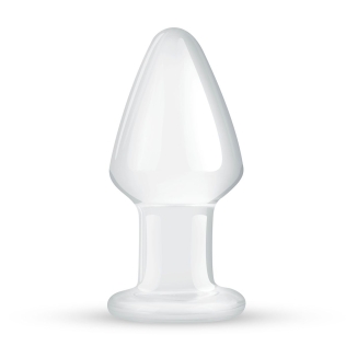 Стеклянная анальная пробка с возможностью нагревания Gildo Glass Buttplug No. 25