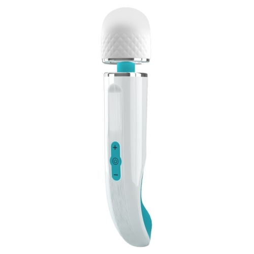 Кліторальний вібромасажер Ванд біло-блакитний Lybaile Colorful Massager Aylins - 3