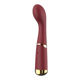 Водонепроникний вібратор для точки G бордовий DREAM TOYS ROMANCE LUCY