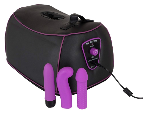 Секс машина с насадками фиолетово черная You2Toys G spot Machine - 1