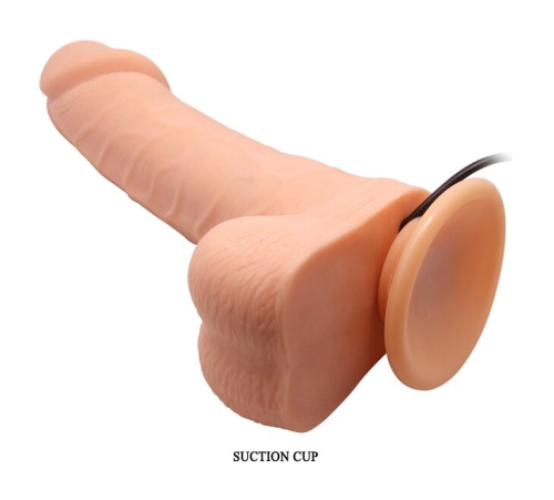 Вібратор реалістичний на присоску з обертанням BARBARA 7,8 Ken MULTI-SPEED VIBRATOR - 7