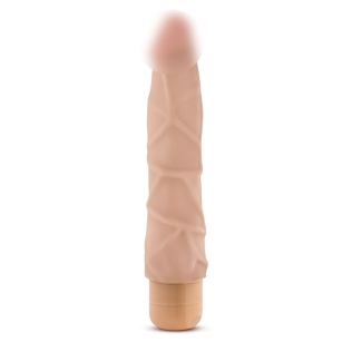 Вібратор реалістик тілесного кольору Mr. SKIN COCK VIBE 1