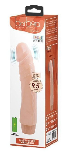 Вибратор реалистичный вагинальный BARBARA 9.5 Dybbuk MULTI-SPEED VIBRATOR - 8