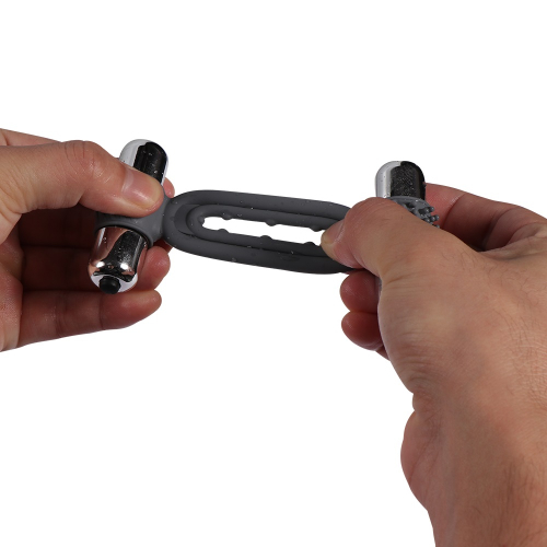 Эрекционное кольцо Double bullet cock ring - 5