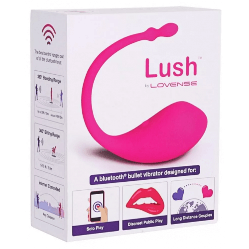 Смарт віброяйце рожеве Lovense Lush - 4
