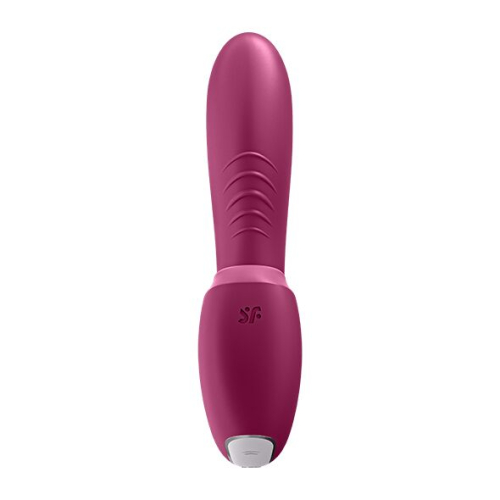Вакуумный вибратор для стимуляции клитора и точки G бордовый Satisfyer Sunray Berry - 3
