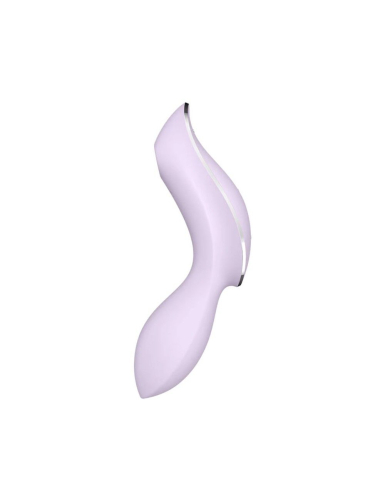 Вакуумный клиторальный стимулятор с вибрацией фиолетовый Satisfyer Curvy Trinity 2 - 2