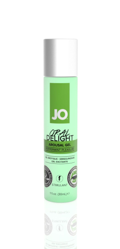 Возбуждающий гель для оральных ласк System JO ORAL DELIGHT - PEPPERMINT PLEASURE (30 мл) (Систем Джо) - 1