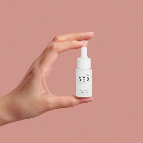 Масло для орального секса Bijoux Indiscrets SLOW SEX CBD, 15мл - 2