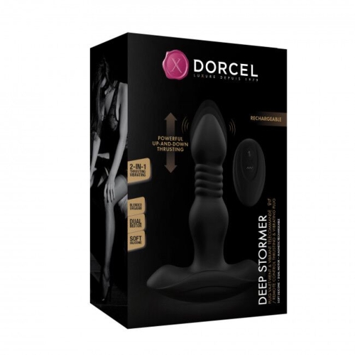 Анальна вібро пробка з пульсацією Dorcel DEEP STORMER - 6