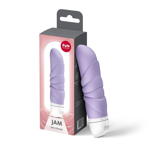 Мини-вибратор для клитора рельефный фиолетовый Fun Factory JAM - 3