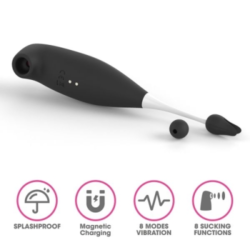 Вибратор для клитора черный Lovetoy IJOY Pro - 3
