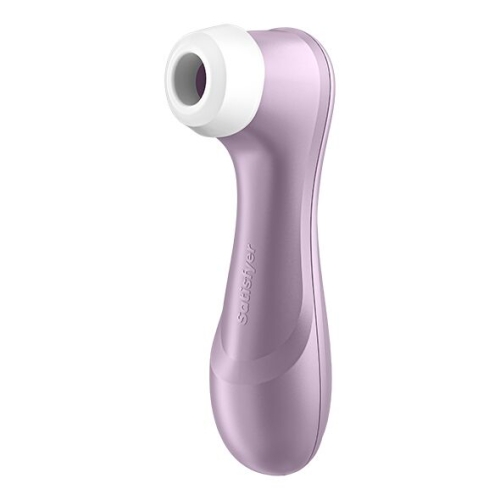 Вакуумний кліторальний стимулятор фіолетового кольору Satisfyer Pro 2 - 8