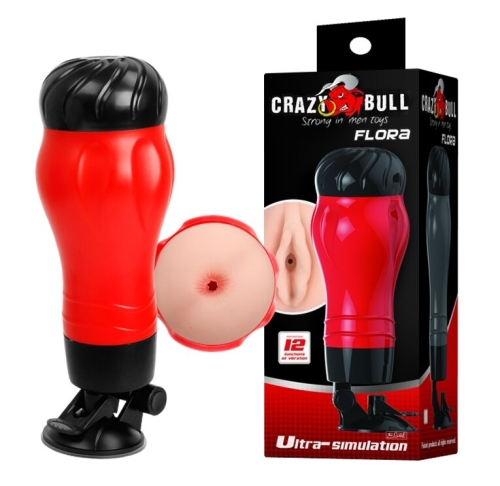 Мастурбатор анус з вібрацією CRAZY BULL-Flora Anus - 1