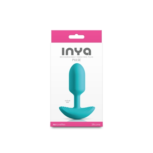 Анальная вибропробка бирюзовая NS Novelties INYA - Pulse - 3