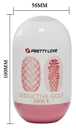 Мастурбатор яйце рожевого кольору Pretty Love Seductive Golf Cupid X - 4