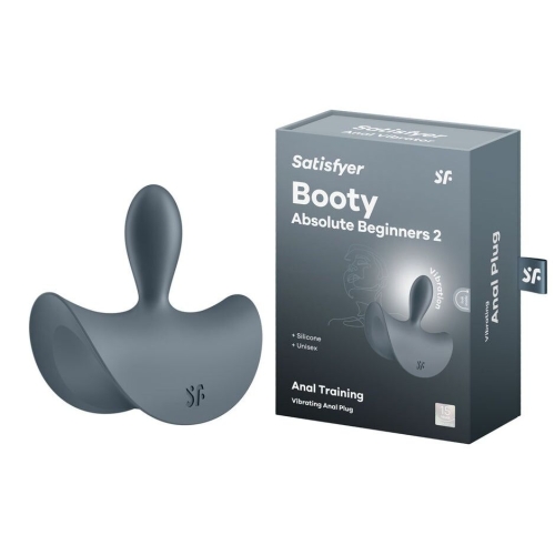 Анальна вібропробка сірого кольору Satisfyer Booty Absolute Beginners 2 - 6