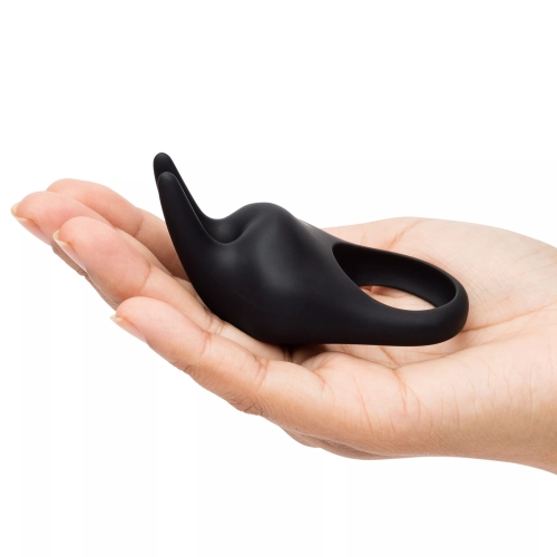 Эрекционное виброкольцо серого цвета Fifty shades of grey Sensation rechargeable vibrating love ring - 4