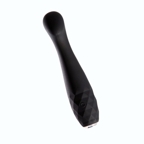 Вібратор із яскраво вираженою головкою для точки G чорний Every Night Toys - 3