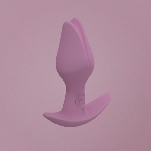 Анальна пробка у формі троянди рожевого кольору Fun Factory Bootie Fem - 8