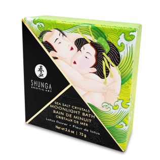 Лікувальна сіль для ванни з ароматом квітів Лотоса Shunga Moonlight Bath-Lotus Flower (75 гр) Шунга