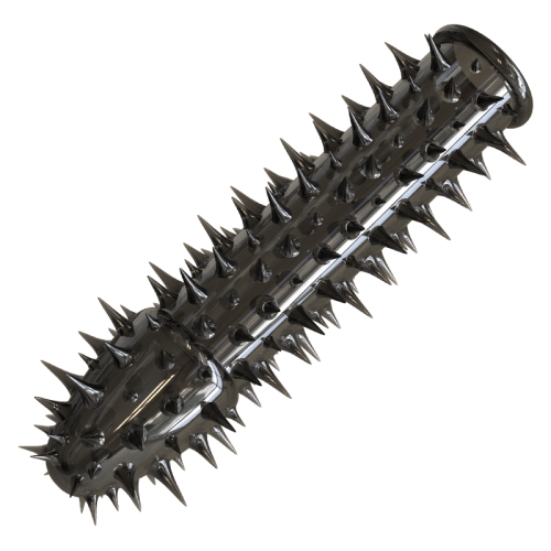 Стимулирующая насадка на член с шипами черная Meleon - Screaming Thorn Wolf Braces BLACK - 6