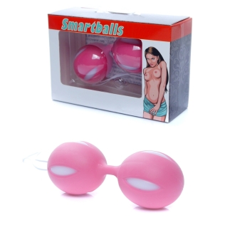 Вагинальные шарики розового цвета Boss Of Toys Boss Series Smartballs