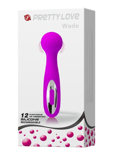 Вибратор микрофон для интимных зон фиолетовый Pretty Love Pretty Love WADE - 9