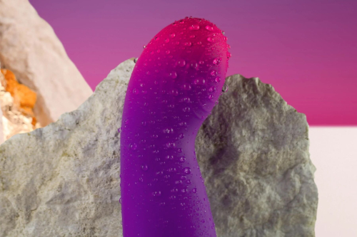 Вібратор для точки G фіолетовий Rocks Off Glo Girl Vibe - 3