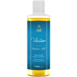 Массажное масло для эротического массажа с алоэ вера и пантенолом Vibratissimo Sensual Care 100 мл