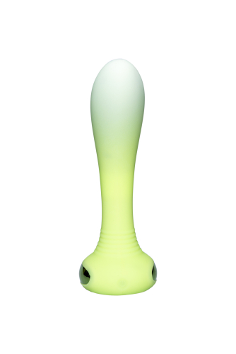 Вибратор для точки G или P с подсветкой зеленый градиент Odeco Every Night Toys - 3