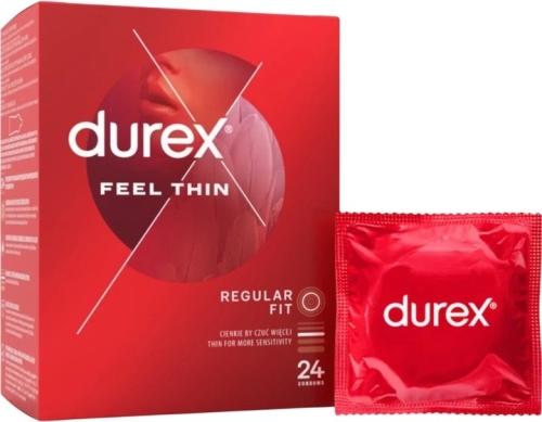 Презервативи ультратонкі Durex Feel Thin Classic 24 штуки - 1
