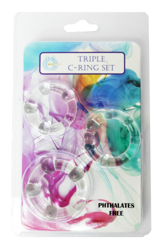 Набір ерекційних кілець C-RING SET Cristal - 1