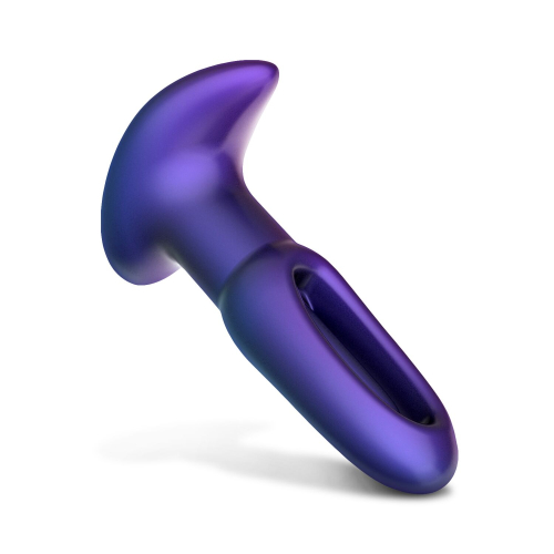Анальна вібропробка з язичком і пультом дистанційного керування Hueman Voyager Butt Plug With Tapping - 6