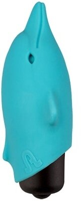 Минивибратор дельфинчик Adrien Lastic Pocket Vibe Flippy голубой - 2