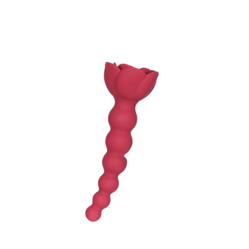 Анальная цепочка с розой красная Lux Active Champion Rose - 4