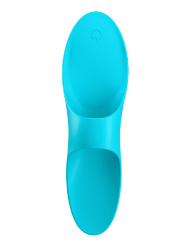 Вибратор на палец для клитора голубой Satisfyer Teaser Light - 4